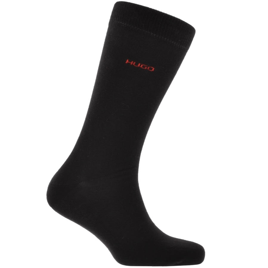 Alternative Image for ProductHUGO Double Pack Logo Socks Red2